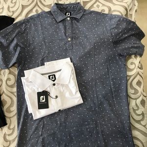 BNWT Lot of two foot joy golf shirts.